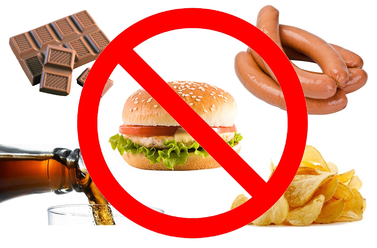 запрет на вредные продукты питания