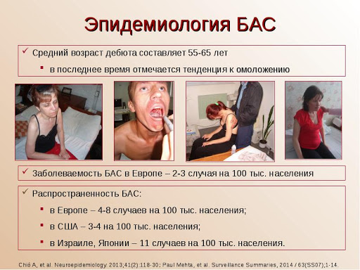 эпидемиология БАС