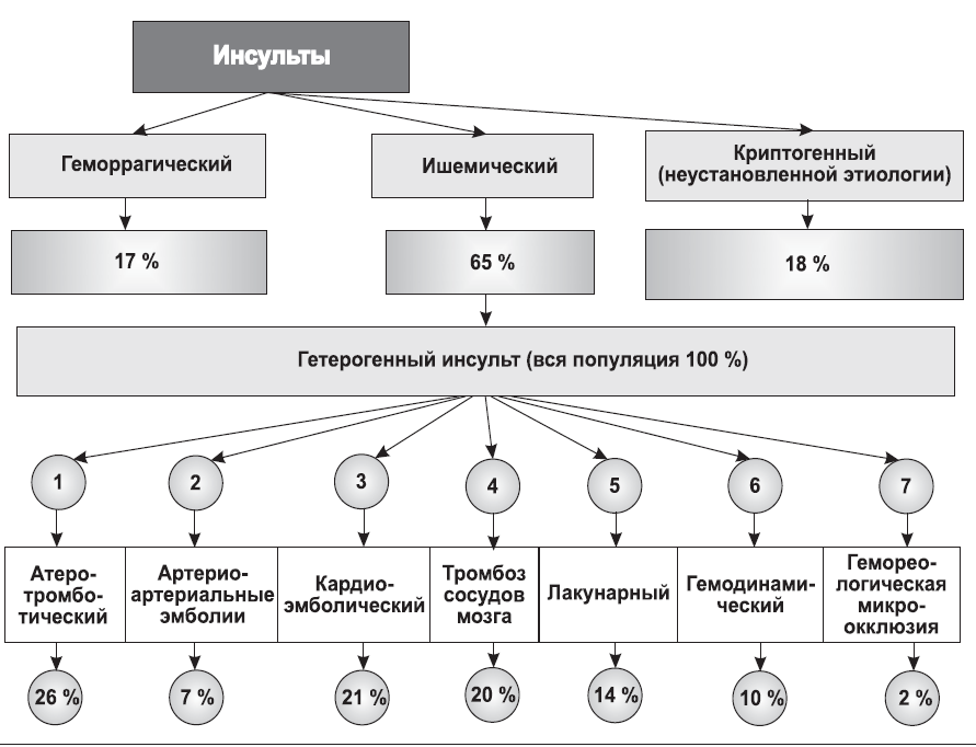 Классификация инсульта