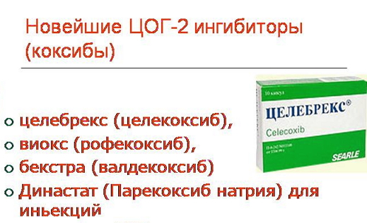 Целебрекс: инструкция по применению ЦОГ-2
