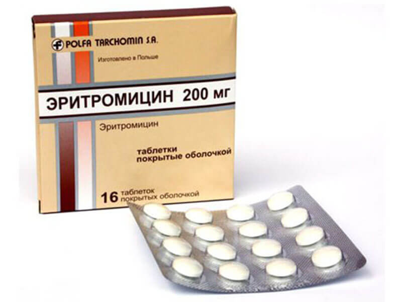 Схема лечения эритромицином уреаплазмоза у мужчин