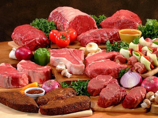 Мужская диета включает мясо