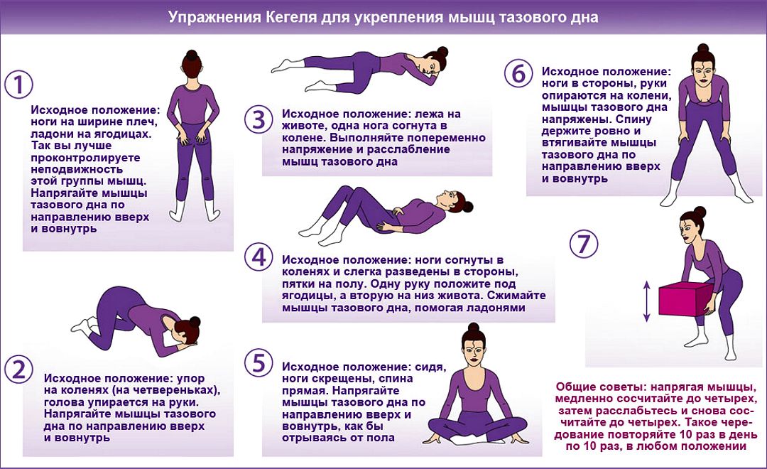 Гимнастика Кегеля: примеры упражнений