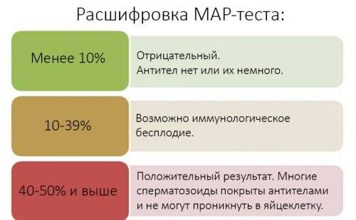 Расшифровка МАР-теста